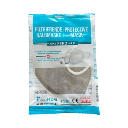 Mascherina di protezione grigia EuroProfil AM2 BU FF2 NR CE1437 N90056004425