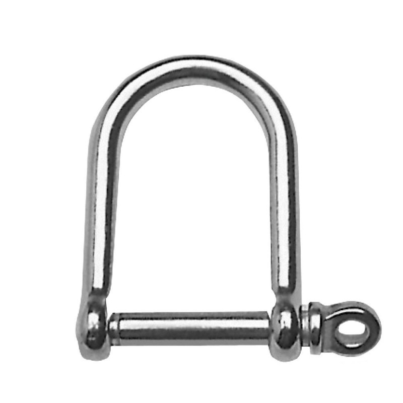 Stainless steel large shackle with screw-lock Pin 6mm 24x36mm N61641102745