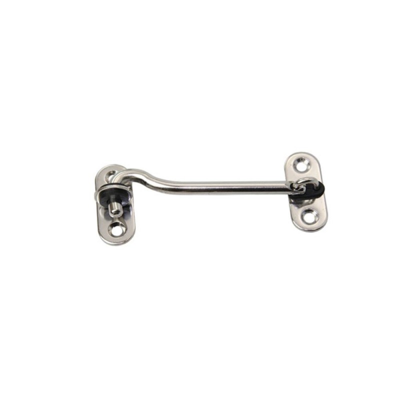 Stainless steel hook eye door latch with vibration damping system 120mm N60341502754
