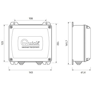 Quick RRC R02+ Radio Control Receiver 2 Channels 869MHz QR02