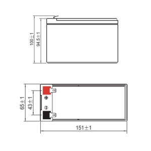 Enerpower SLC 7.2-12 12V 7.2Ah C20 AGM VRLA Battery N51120050900
