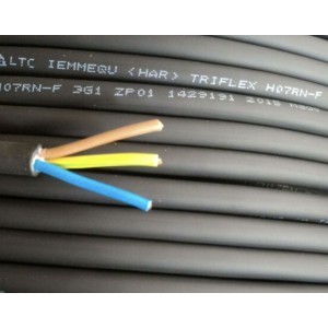 H07RNF Three pole Neoprene electric cable 3x4mmq Sold by the metre N50824001280