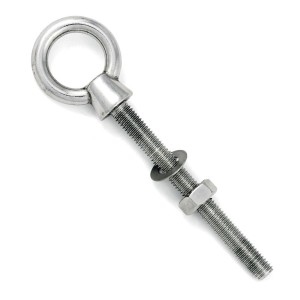 AISI stainless steel turned head eyebolt M8 h80mm N61542100142
