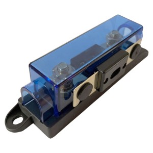 Portafusibile ANL con supporto per fusibile di ricambio 125x36mm Vite 8mm OF018600-0%