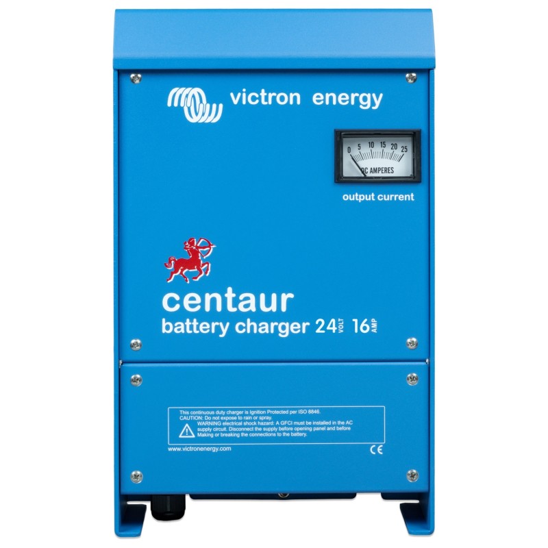 Victron Centaur 24/16 Caricabatterie 24V 16A 3 Uscite per batterie da 45/150Ah UF64894J-25%