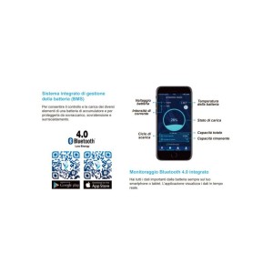 Ultimatron LiFePO4 36V 100Ah UBL-36-100 Batteria al Litio Smart BMS BT