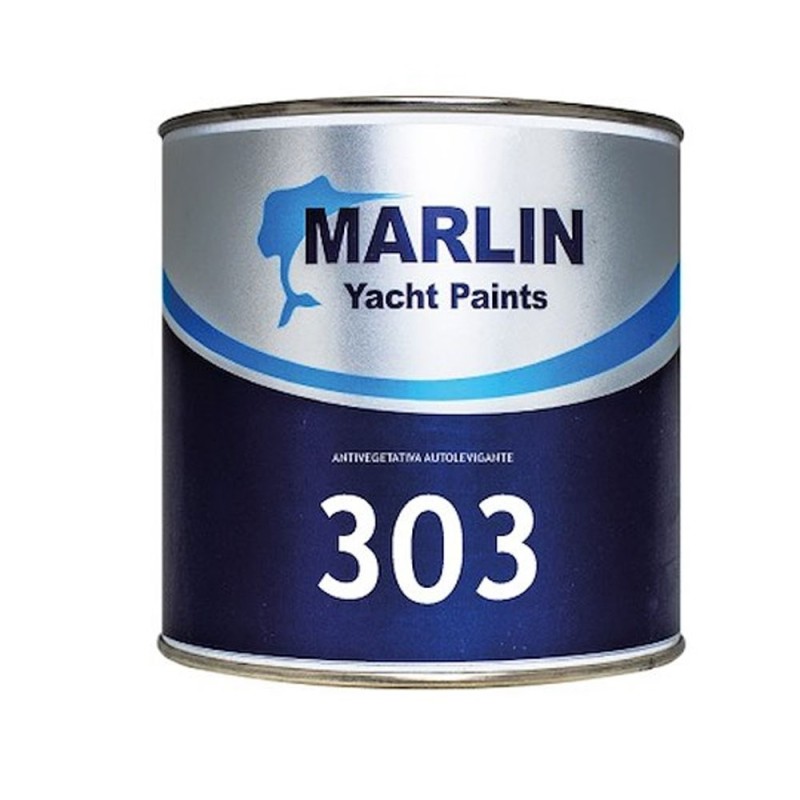 Marlin 303 Antifouling with High Copper Content Sea Blue 0.75lt N712461COL462