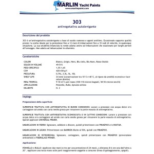 Marlin 303 Antifouling with High Copper Content Oxide Red 2.5lt 461COL465