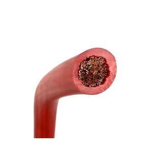 H07V-K Red 16mmq Ø8mm Flexible battery cable Sold by the metre N50824001100