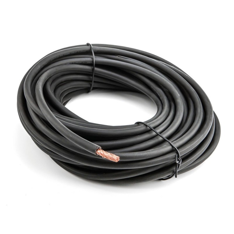 H07V-K Black 16mmq Ø8mm Flexible battery cable Sold by the metre N50824001101