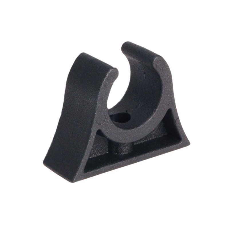 Clip nera 19/20mm per bloccaggio tubi remi bracci tendalini canne da pesca OS3435819-18%