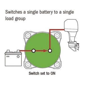 Maxi 350A 48V Battery Switch ON/OFF 2000A Starting point TRL0609003