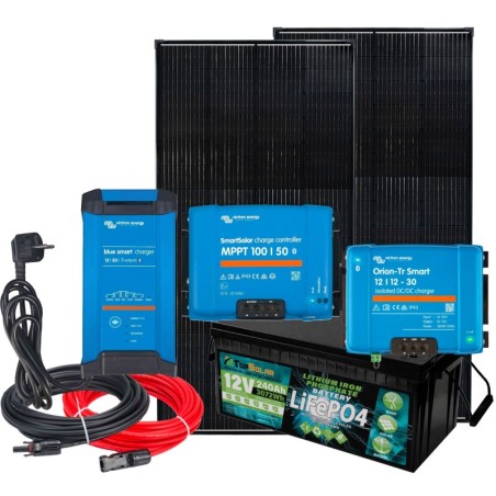 All-in-One 12V 480W N2 Boat RV Camper Van Photovoltaic Kit