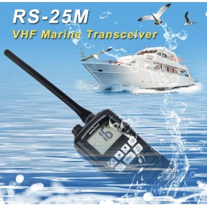 VHF RS25M IPX7 16 channel waterproof marine radio 156.000-162.000MHz N100666020560