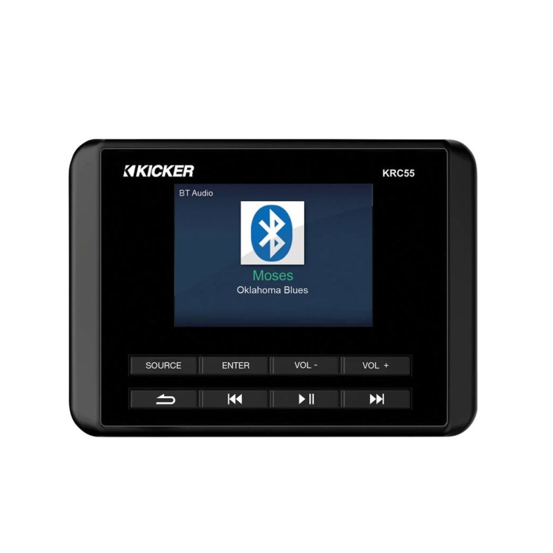 Kicker KRC55 Comando remoto digitale Display LCD IP67 per ricevitore KMC5 IDKRC55-10%