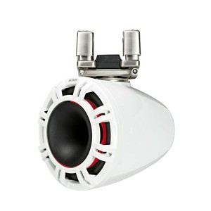 Kicker KMTC94W Coppia Altoparlanti a torretta-horn HLCD LED 9" 600W Bianco IDKMTC94W-10%