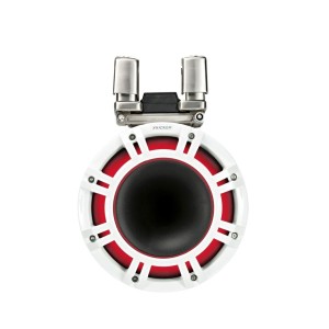 Kicker KMTC94W 9" 600W White LED HLCD Horn Tower marine Speakers pair IDKMTC94W