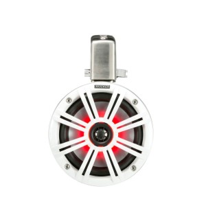 Kicker KMTC65W Coppia Altoparlanti Coassiali a torretta LED RGB 6.5" 195W Bianco IDKMTC65W-10%