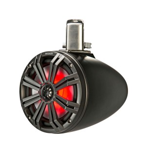 Kicker KMTC65 Coppia Altoparlanti Coassiali a torretta LED RGB 6.5" 195W Nero IDKMTC65-10%