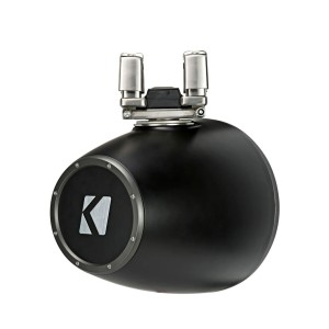 Kicker KMTC114 11" 600W Black LED HLCD Horn Tower marine Speakers pair IDKMTC114