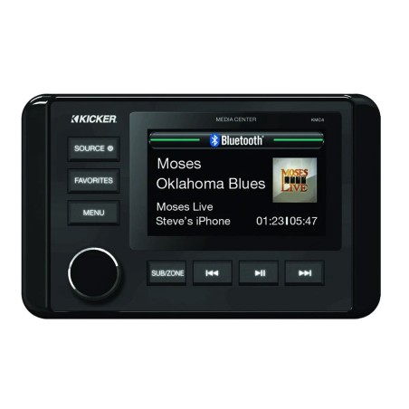 Kicker KMC4 Ricevitore Marino Multimediale 3” 200W Display LCD a colori IDKMC4-10%