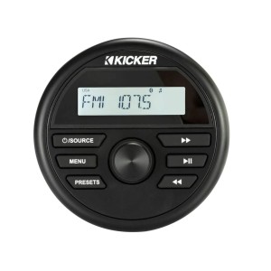 Kicker KMC2 Ricevitore Marino Multimediale Gauge Style 4 canali Rotondo IDKMC2-10%