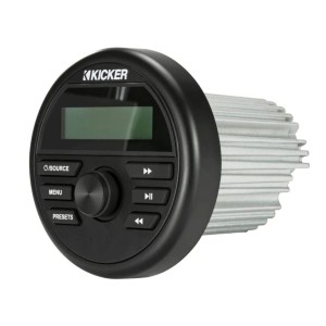 Kicker KMC2 Ricevitore Marino Multimediale Gauge Style 4 canali Rotondo IDKMC2-10%