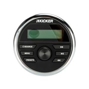 Kicker KMC2 Ricevitore Marino Multimediale Gauge Style 4 canali Rotondo IDKMC2-10%
