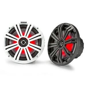 Kicker KM654L Coppia Altoparlanti Coassiali LED 6.5" 195W 4Ohm 90dB IDKM654L-10%