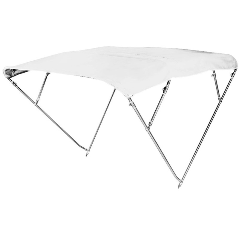 Depth 4 Bow High Bimini 208x220/230xH140cm D250cm White OS4692112