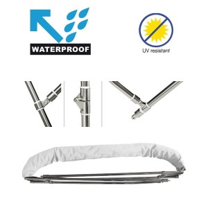 Tendalino Bimini Depth 4 Archi Alto Inox 208x220/230xH140cm P250cm Bianco OS4692112-28%