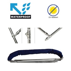 Tendalino Bimini Depth 4 Archi Alto Inox 248x260/270xh140cm P250cm Blu Navy OS4692124-28%