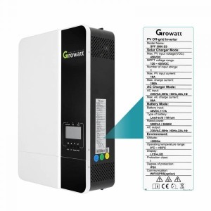 Growatt SPF 5000ES 5kW 48Vdc Single Phase Hybrid Inverter Off-grid