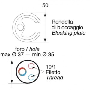 Miscelatore monocomando con doccia estraibile 1.5m BK37904097-20%