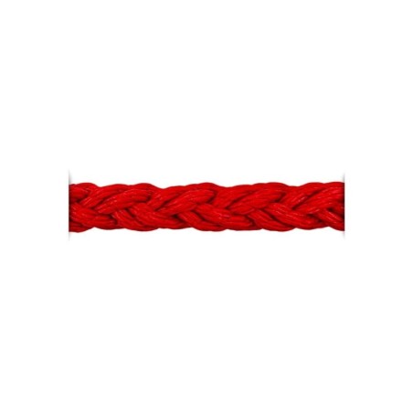 Armare Square Line 8 strand braid in Red Polyester Ø30mm 100m Roll