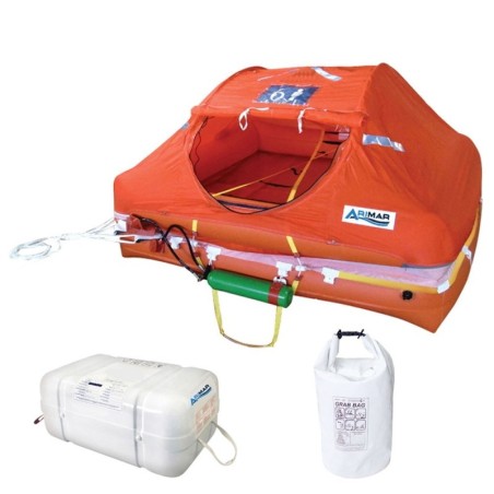 Arimar Zattera Oceanus Rigida con Grab Bag 6 Posti Oltre le 12 miglia AR111006ITG-10%