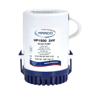 Marco UP1500 24V 5A Submersible Bilge Pump 95l/min Lift 4m MC16014013