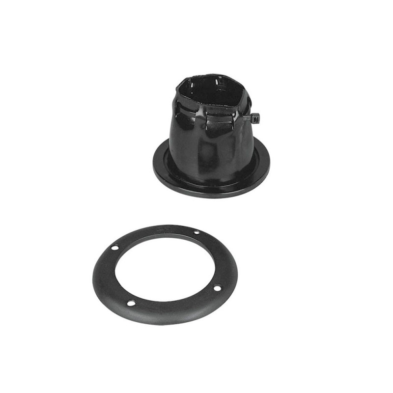 Cuffia e ghiera passacavi PVC nera regolabile Ø105xh68mm N82312502021N-5%