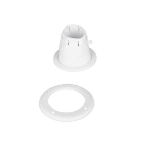 Cuffia e ghiera passacavi PVC bianca regolabile Ø105xh68mm N82354302021B-5%
