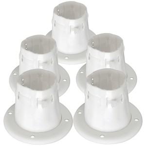 White PVC fairlead cradle External Ø 105mm 5 piece set OS0340700