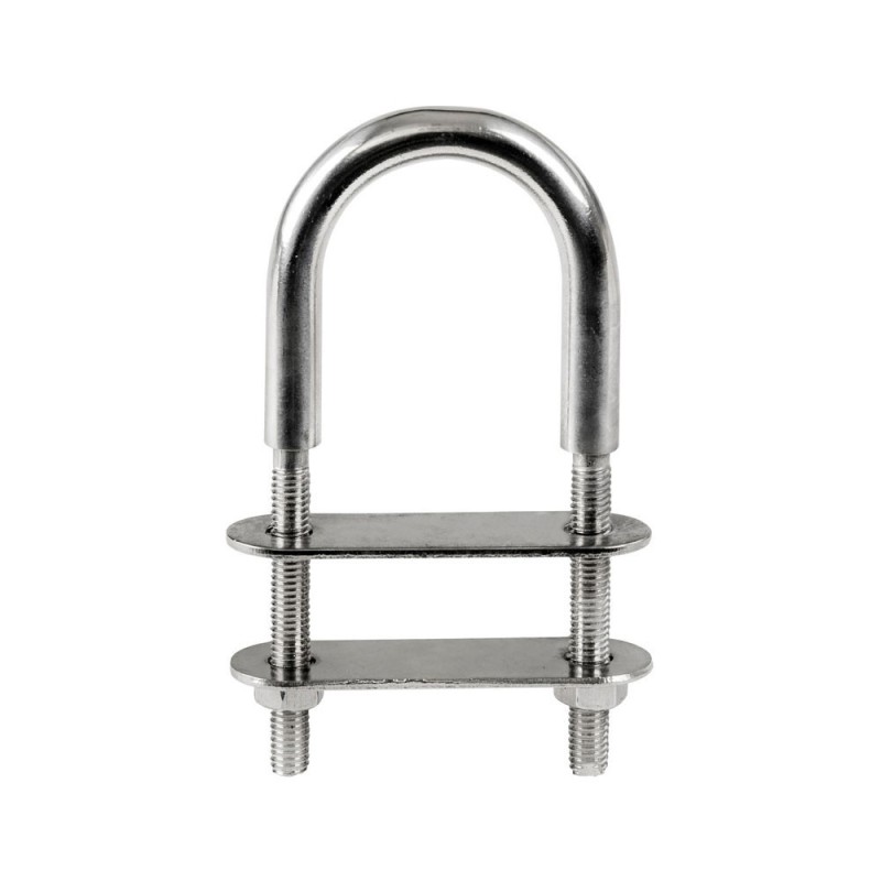 Cavallotto ad U inox 105mm filettato Ø8xh60mm Interasse 35mm N61842700264-40%