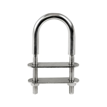 AISI316 U-bolt 105x60mm with two plates 50x15mm Wheelbase 35mm N61842700264