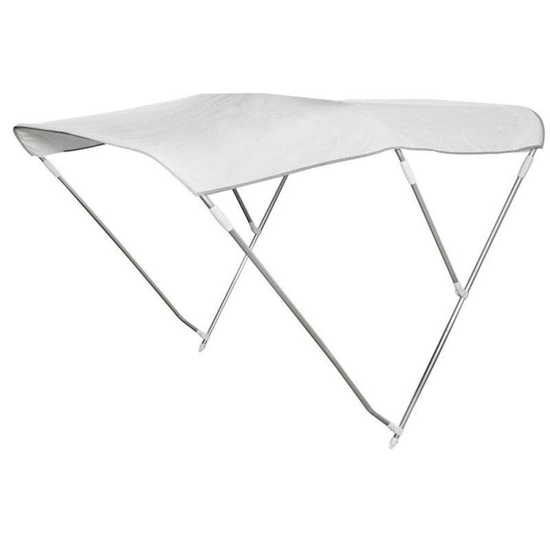 White 3-Arc foldable bimini 185/195xh110cm D180cm OS4690822