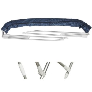 Tendalino Pieghevole Blu Navy 3 Archi 220/230xh110cm P180cm OS4690834-18%