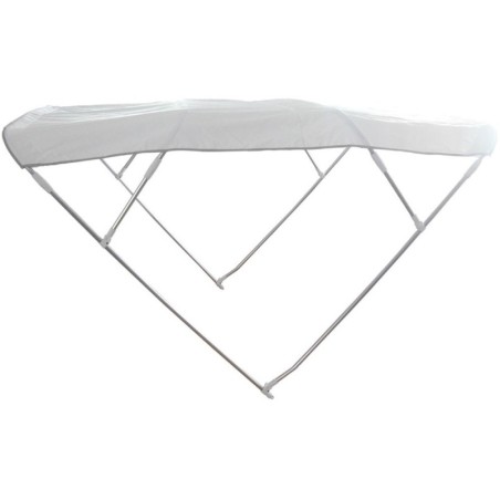 Bimini Depth white 4-arc sunshade 235/245xh140cm D250cm OS4691810
