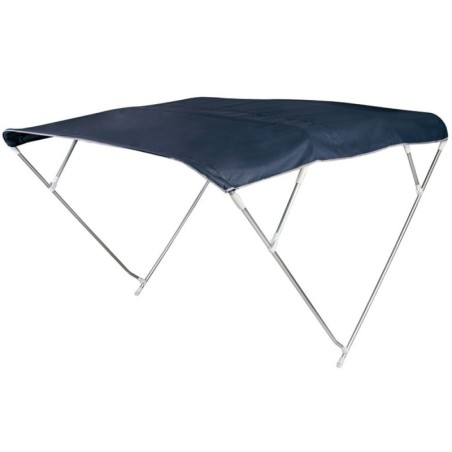 Capottina parasole blu navy Bimini Depth 4 archi 220/230xh140cm P250cm OS4691818-18%