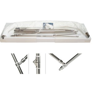 TESSILMARE Shade Master 3-Arch White bimini 195/205xh151cm D180cm OS4691504