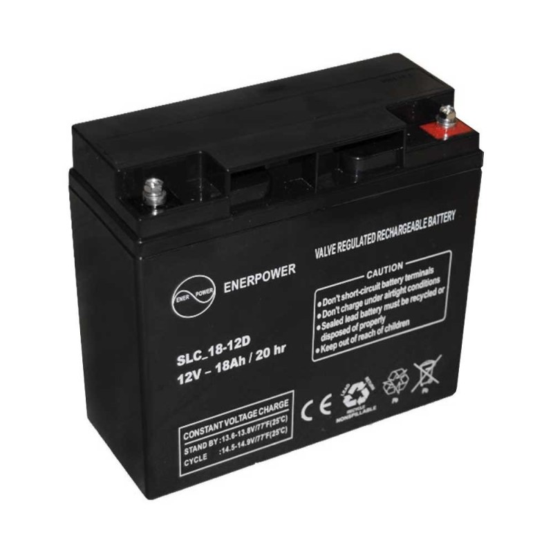 Enerpower SLC 18-12 AGM 12V 18Ah C20 Battery UPS PV lighting systems N51120050910