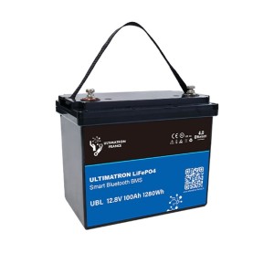 Ultimatron LiFePO4 12V 100Ah UBL-12-100-PRO Lithium Battery BMS Smart Bluetooth 1280Wh N51120017401