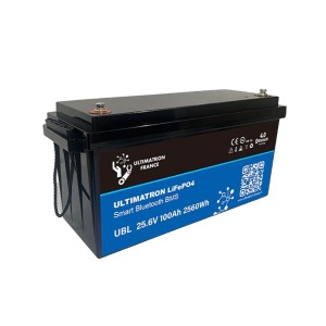 Ultimatron LiFePO4 24V 100Ah UBL-24-100-PRO Lithium Battery BMS Smart Bluetooth 2560Wh ULUBL24100